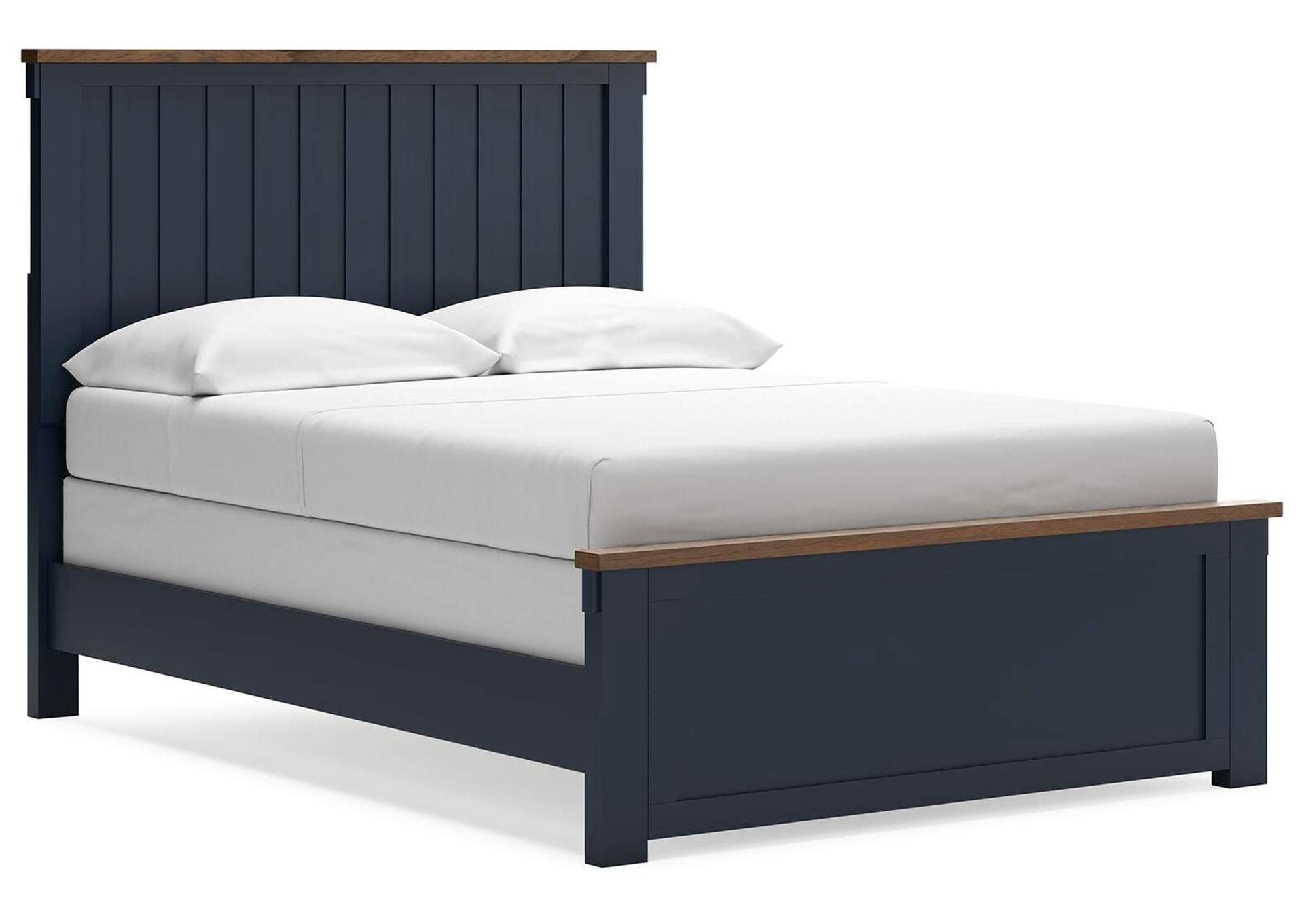Landocken Full Panel Bed, Dresser, Mirror and 2 Nightstands angled view