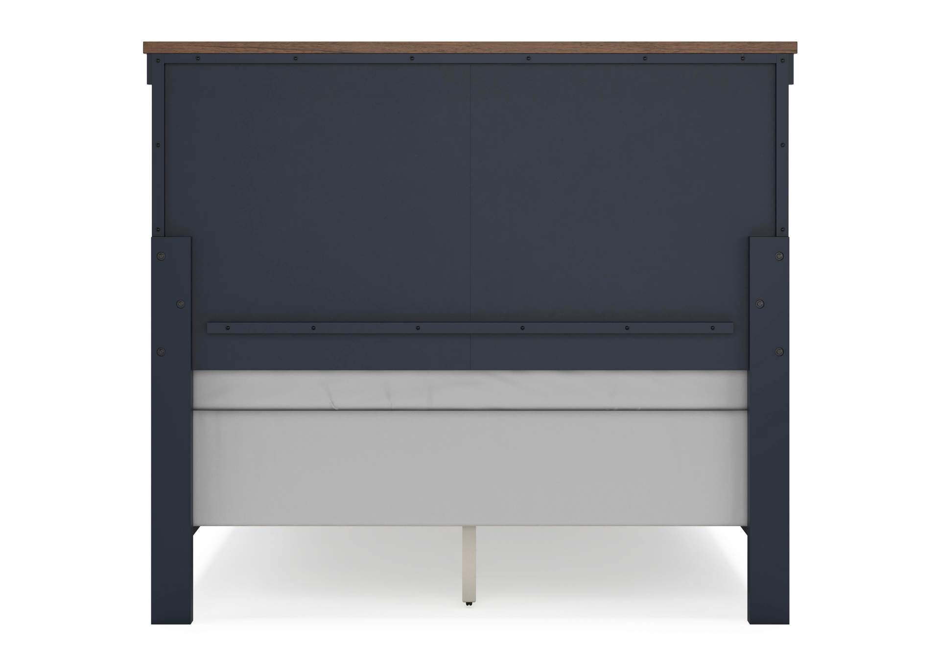 Landocken Full Panel Headboard and 2 Nightstands
