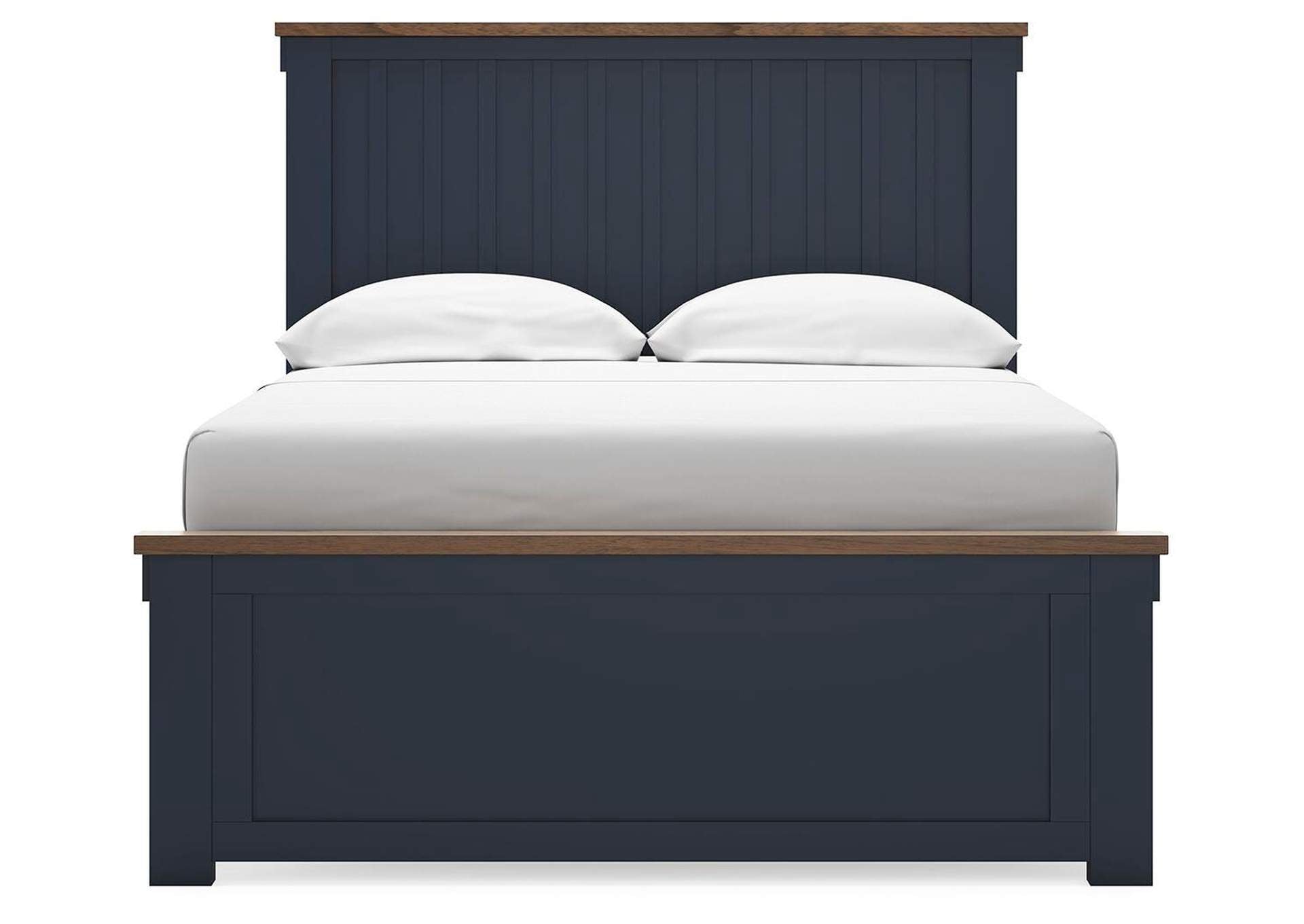 Landocken Full Panel Bed, Dresser, Mirror, Chest and 2 Nightstands front view