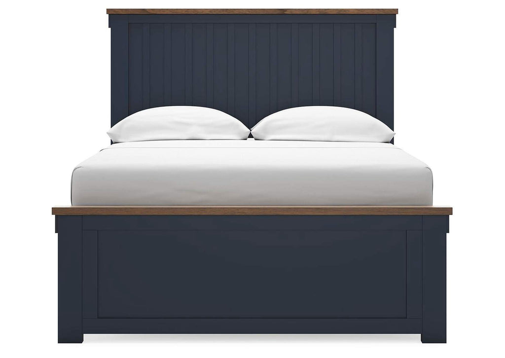 Landocken Full Panel Bed, Dresser and 2 Nightstands front view