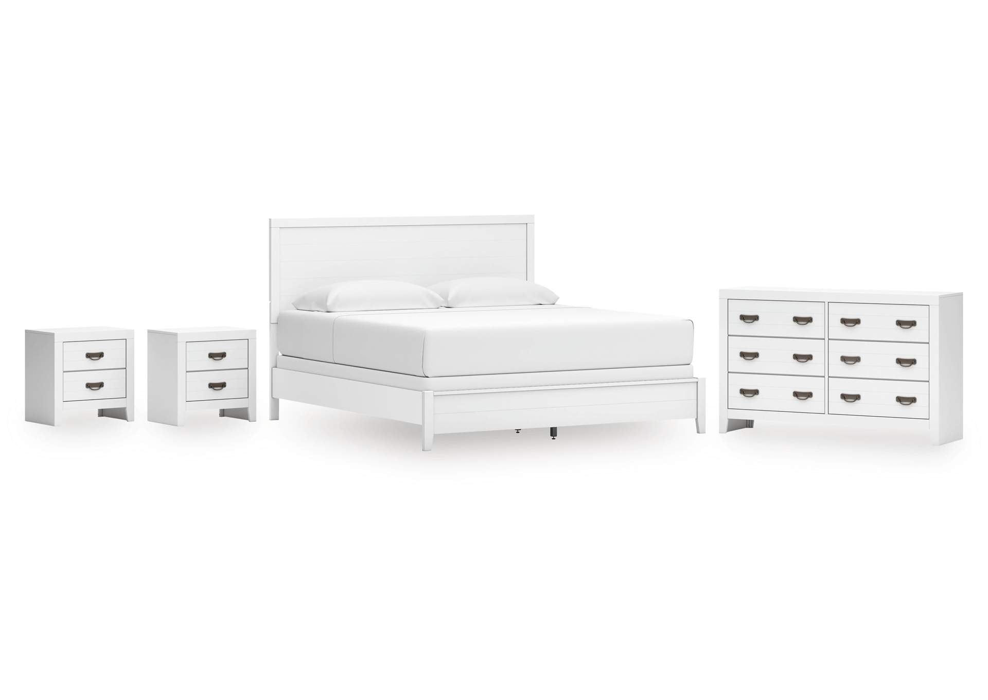 Binterglen King Panel Bed, Dresser and 2 Nightstands