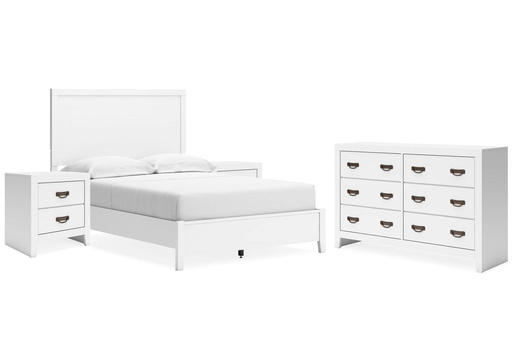Binterglen Full Panel Bed with Dresser and 2 Nightstands