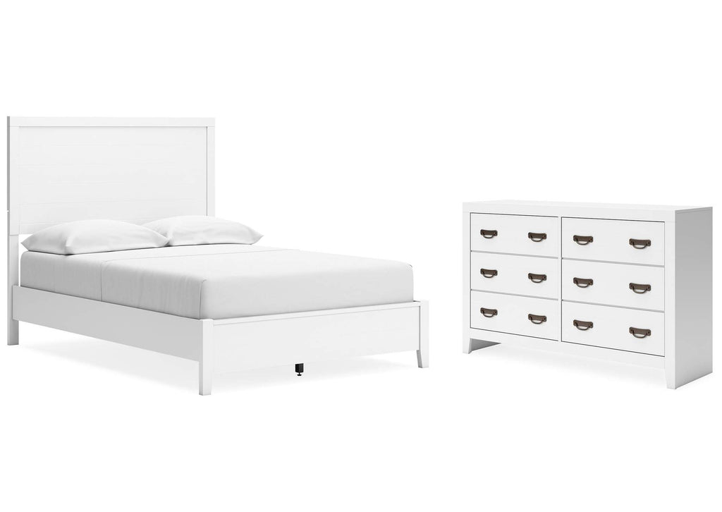 Binterglen Full Panel Bed with Dresser