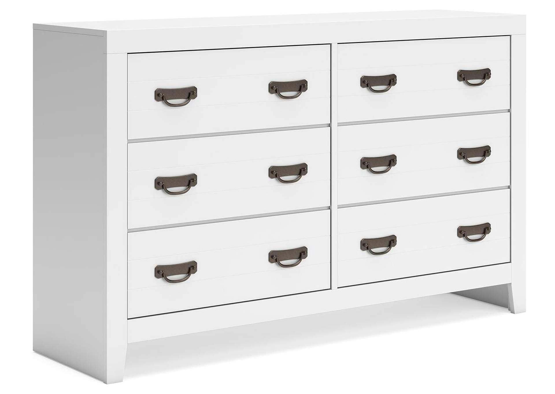 Binterglen Queen Panel Bed with Dresser angled view