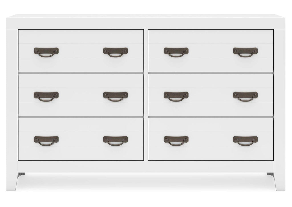Binterglen Full Panel Bed with Dresser front view