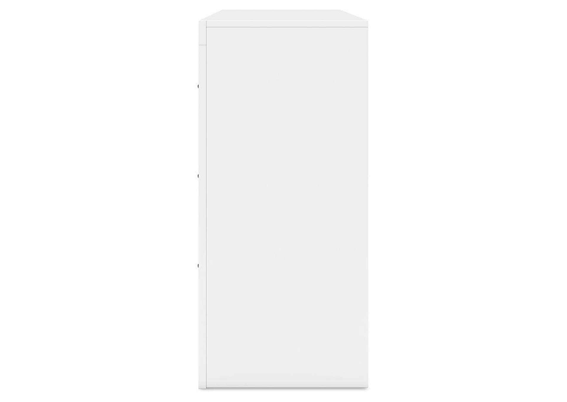 Binterglen Full Panel Bed with Dresser side view