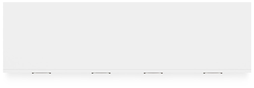 Binterglen Dresser in White, top view