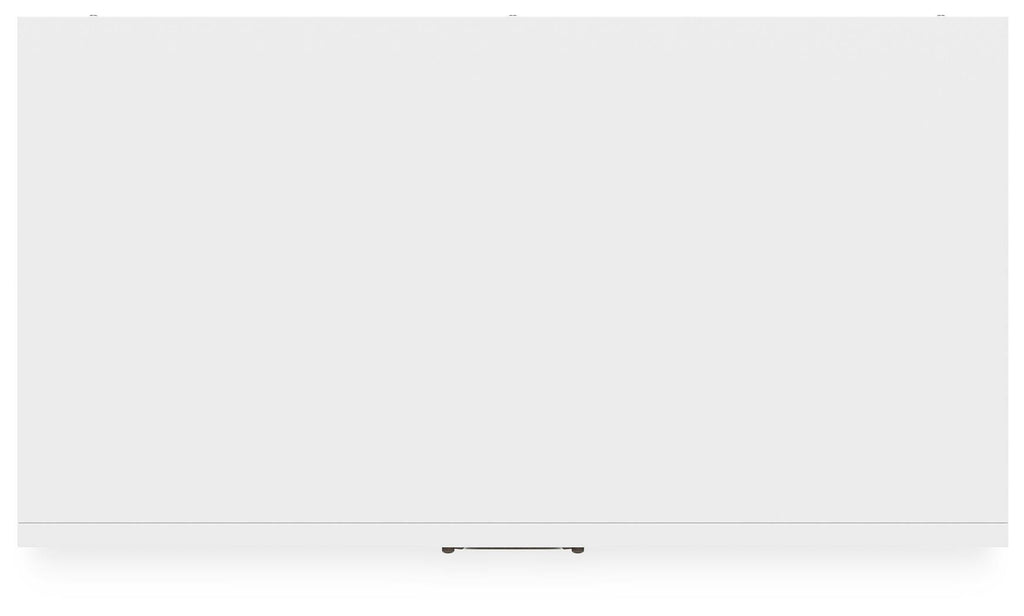 Binterglen Chest of Drawers in White, top view