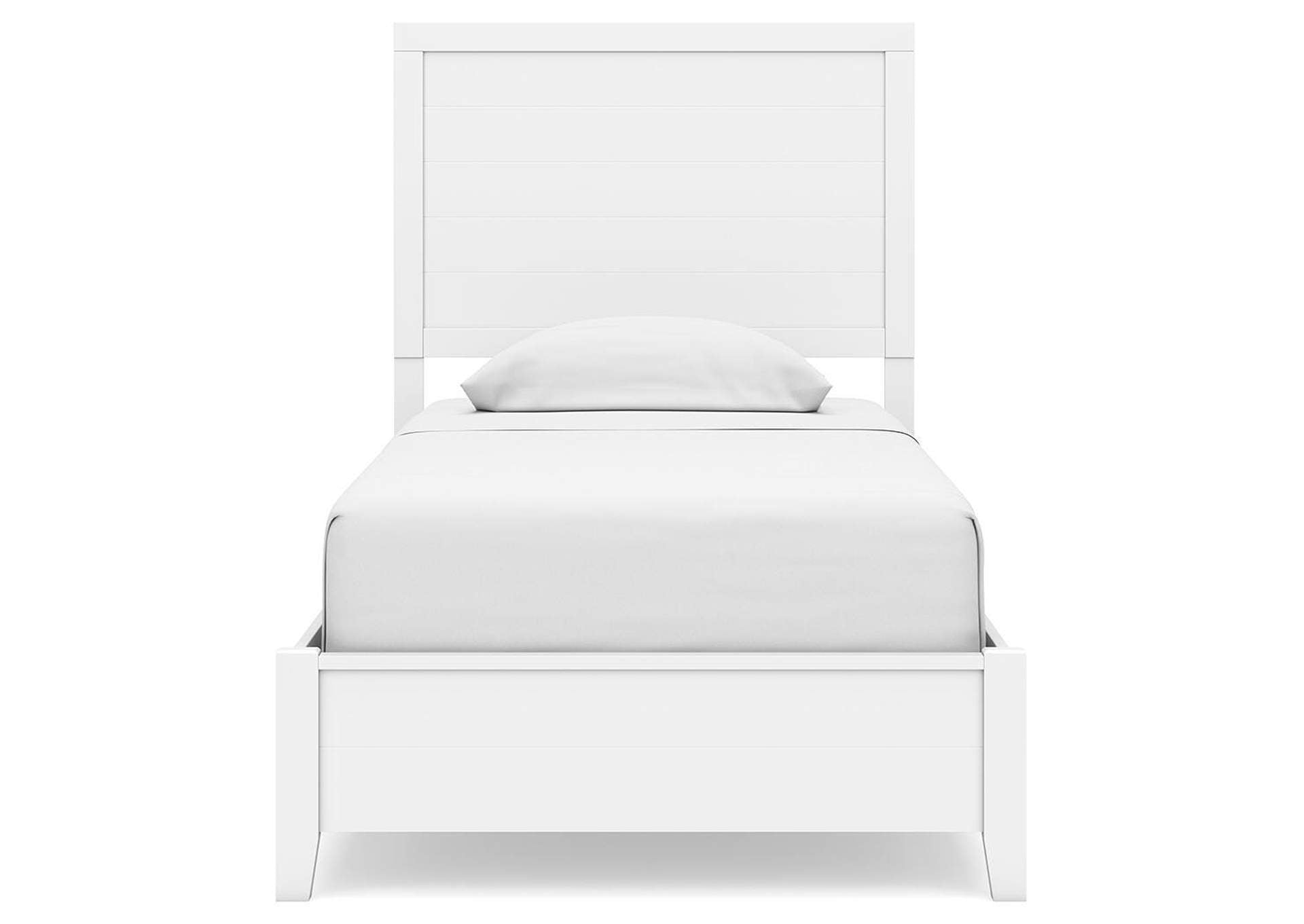 Binterglen Twin Panel Bed with Dresser and 2 Nightstands front view
