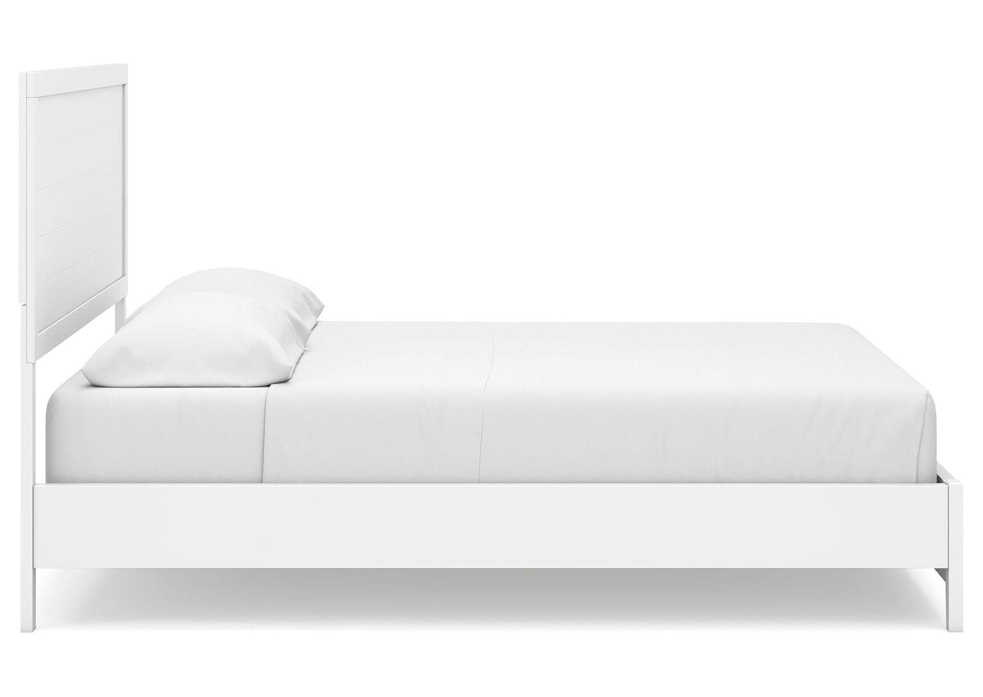Binterglen California King Panel Bed, Dresser and 2 Nightstands side view
