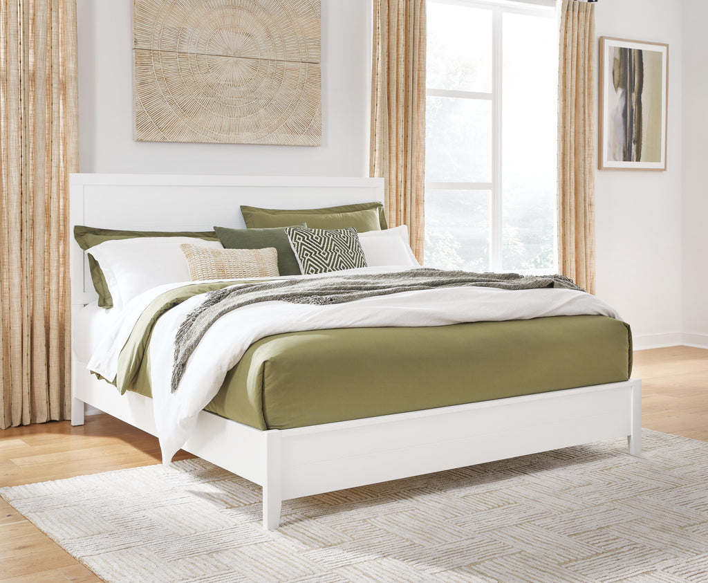 Binterglen California King Panel Bed in White, alternate view 2