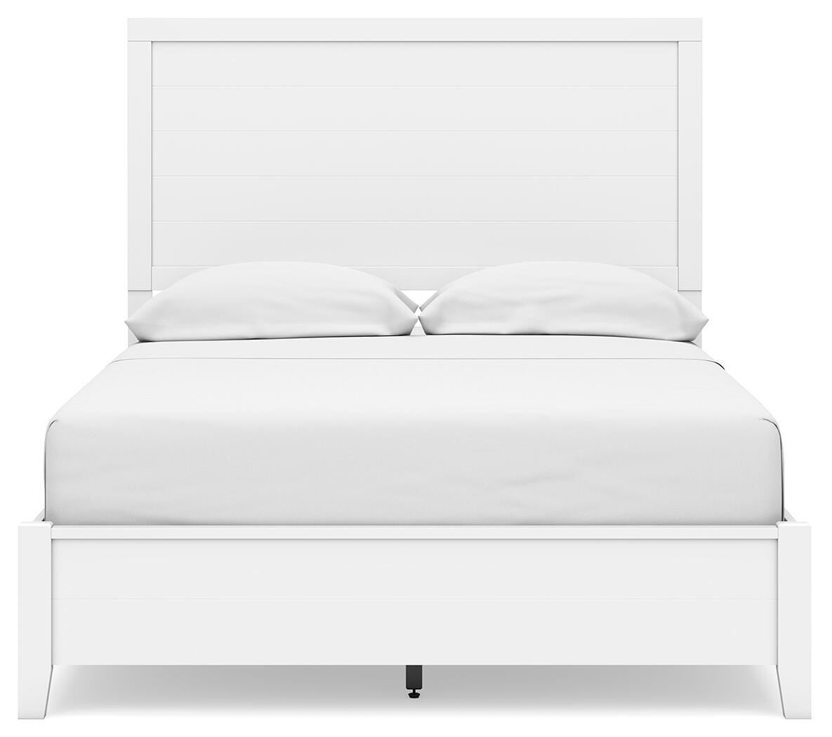 Binterglen Full Panel Bed in White, front view