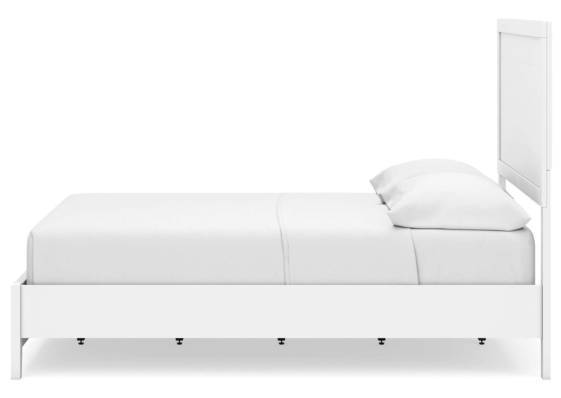 Binterglen Full Panel Bed with Nightstand side view