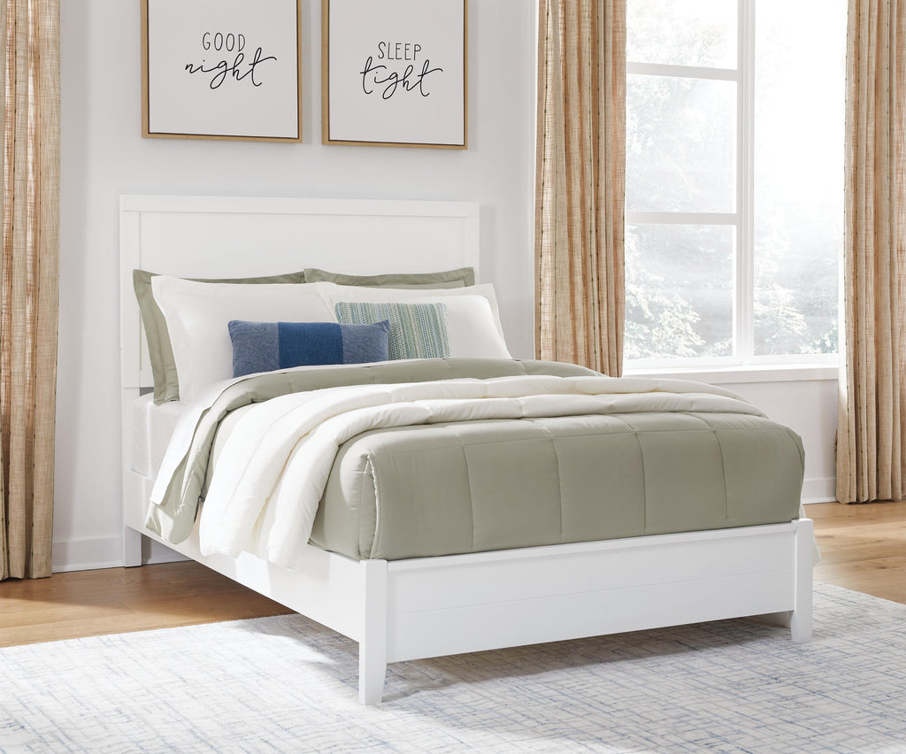 Binterglen Full Panel Bed in White, alternate view 2