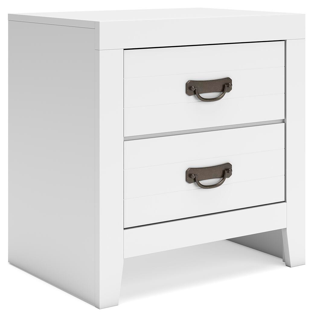 Binterglen Nightstand in White, angle view
