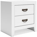 Binterglen Nightstand in White, angle view