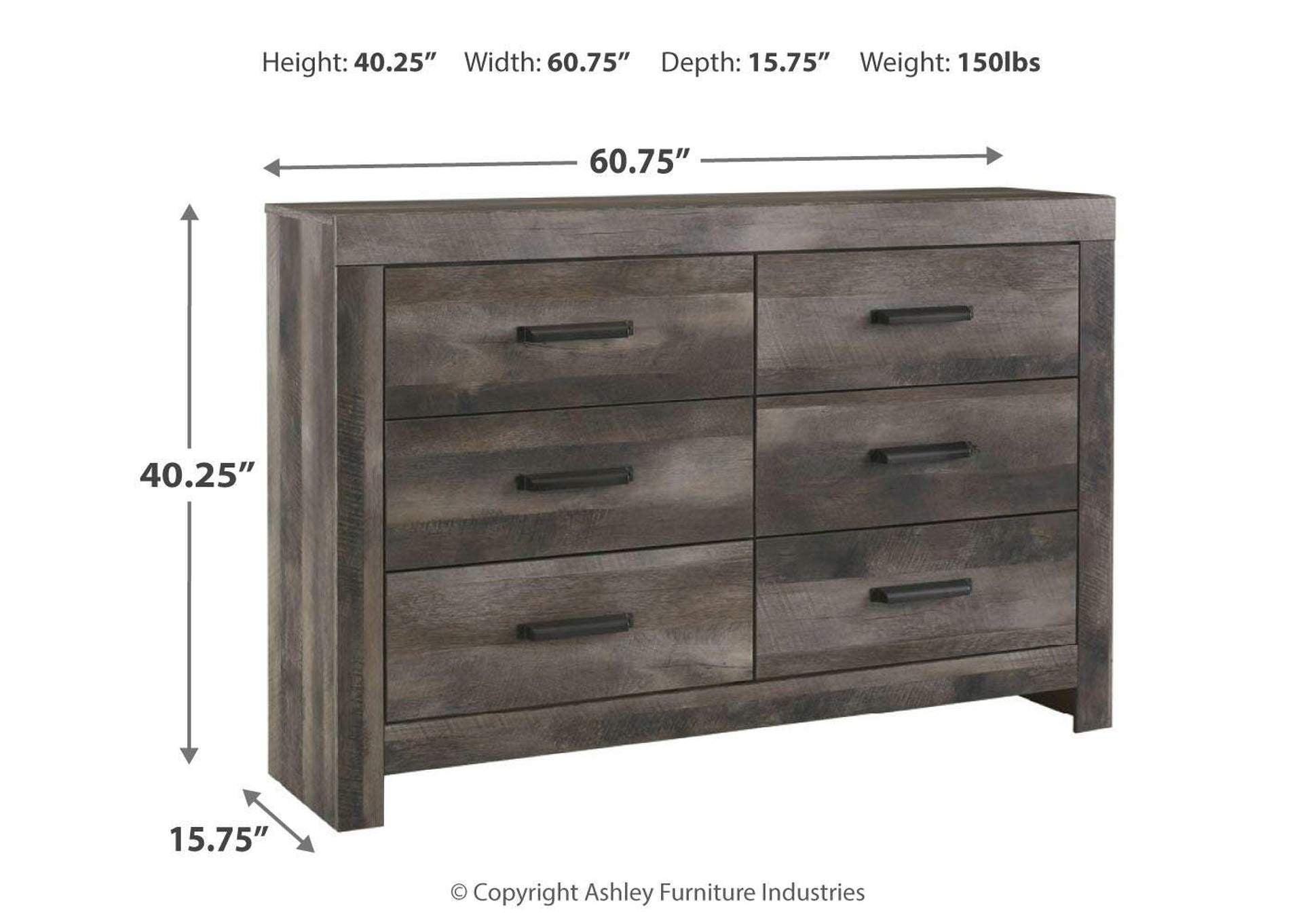 Wynnlow Dresser dimensions
