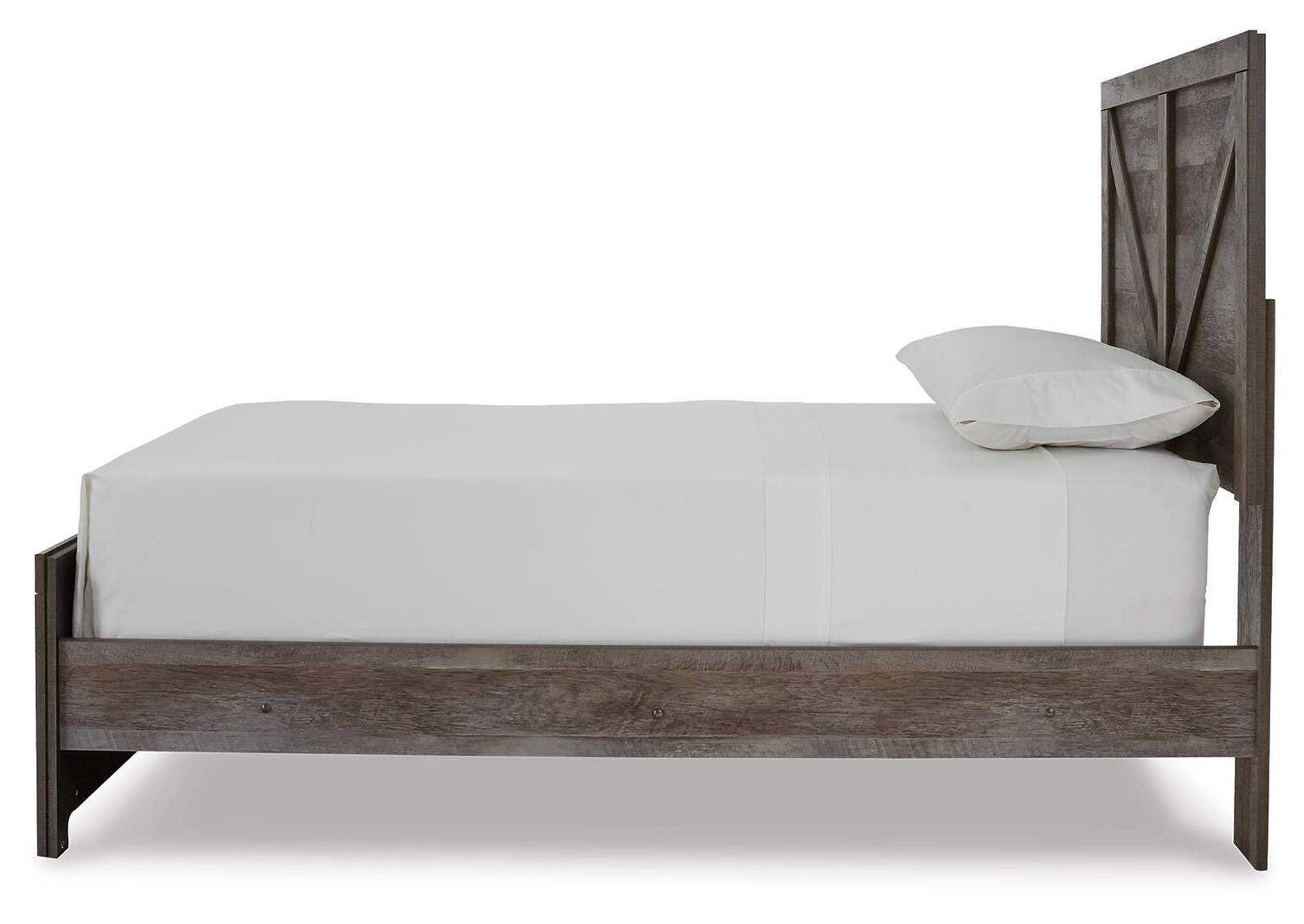 Wynnlow Twin Crossbuck Panel Bed side view