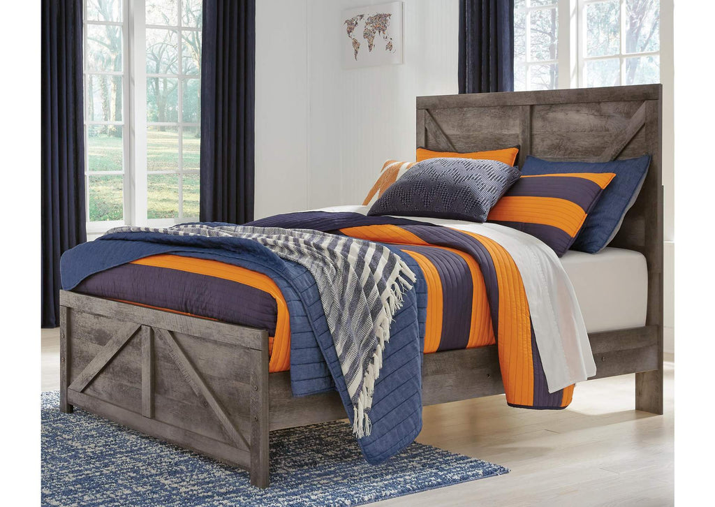 Wynnlow Full Crossbuck Panel Bed room view