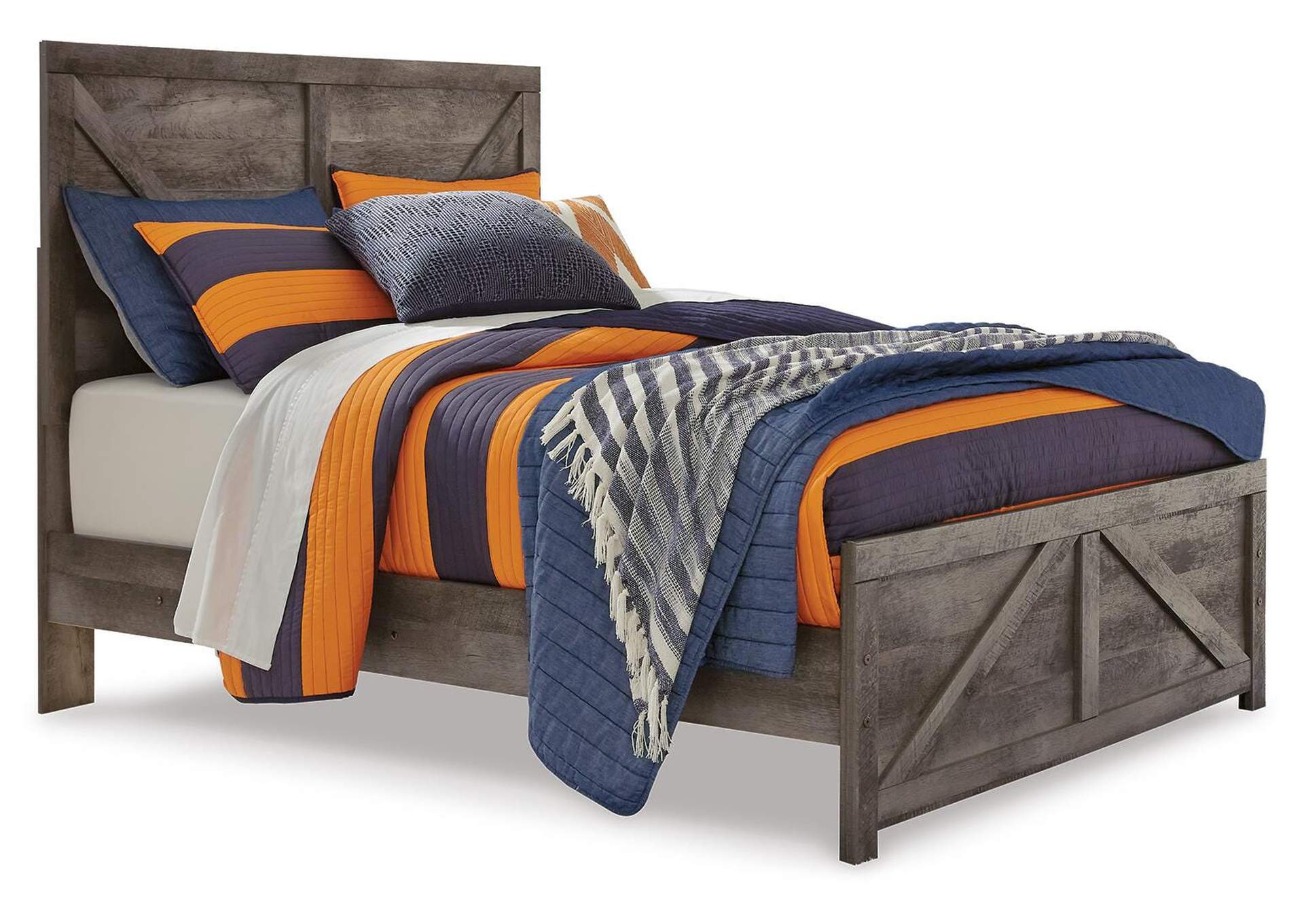 Wynnlow Full Crossbuck Panel Bed