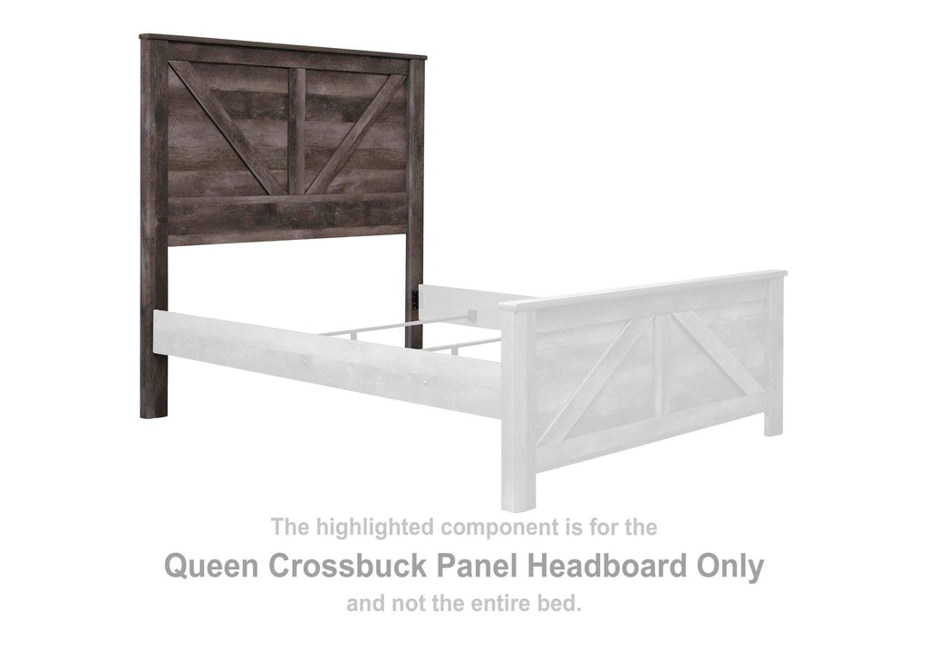 Wynnlow Queen Crossbuck Panel Bed