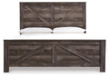 Wynnlow King Crossbuck Panel Bed