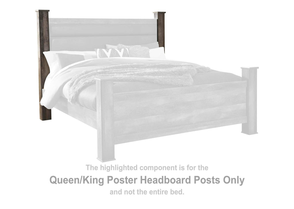 Wynnlow Queen Upholstered Poster Bed