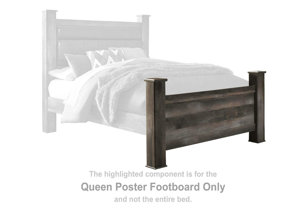 Wynnlow Queen Upholstered Poster Bed