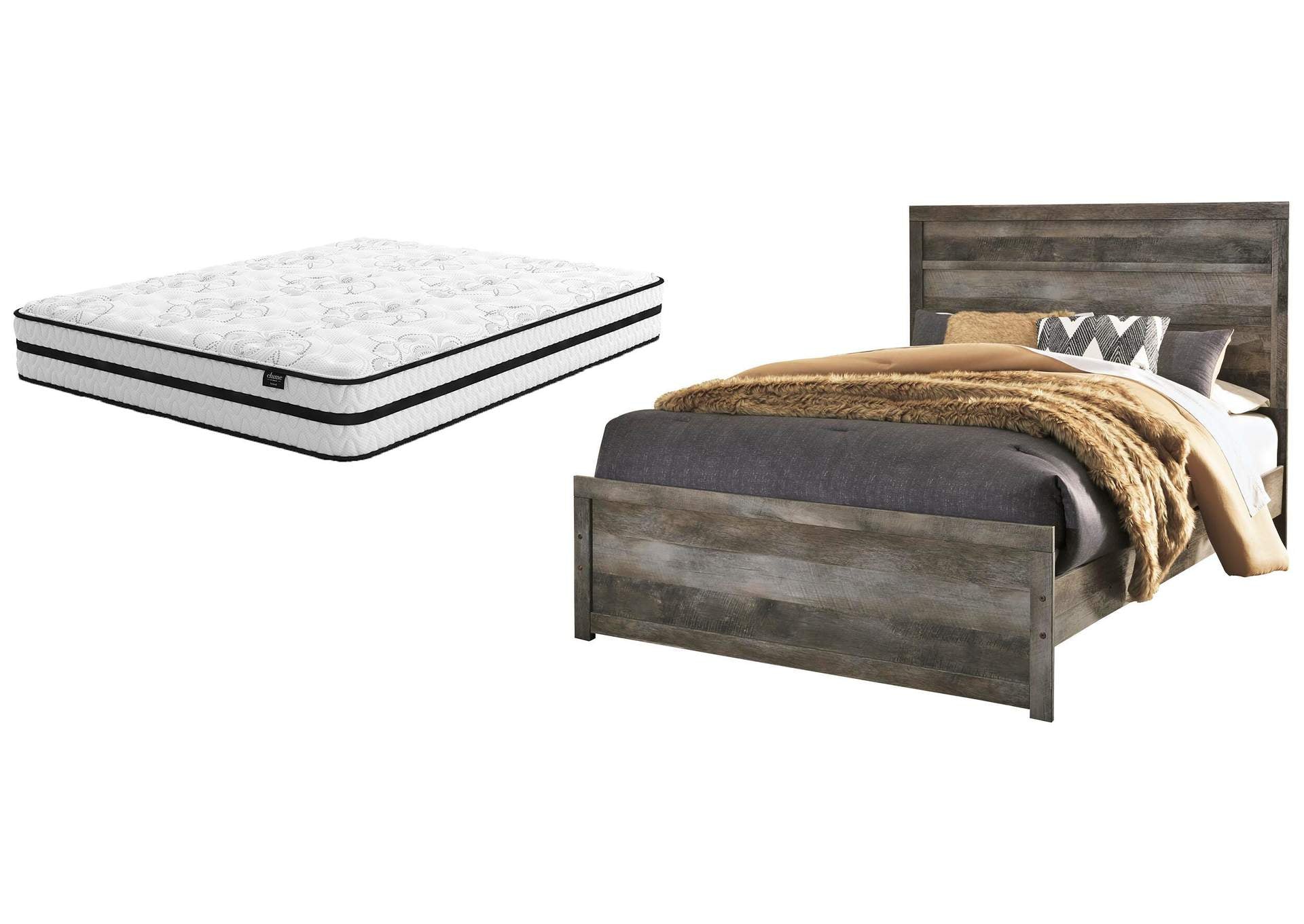 Wynnlow Queen Panel Bed with Mattress