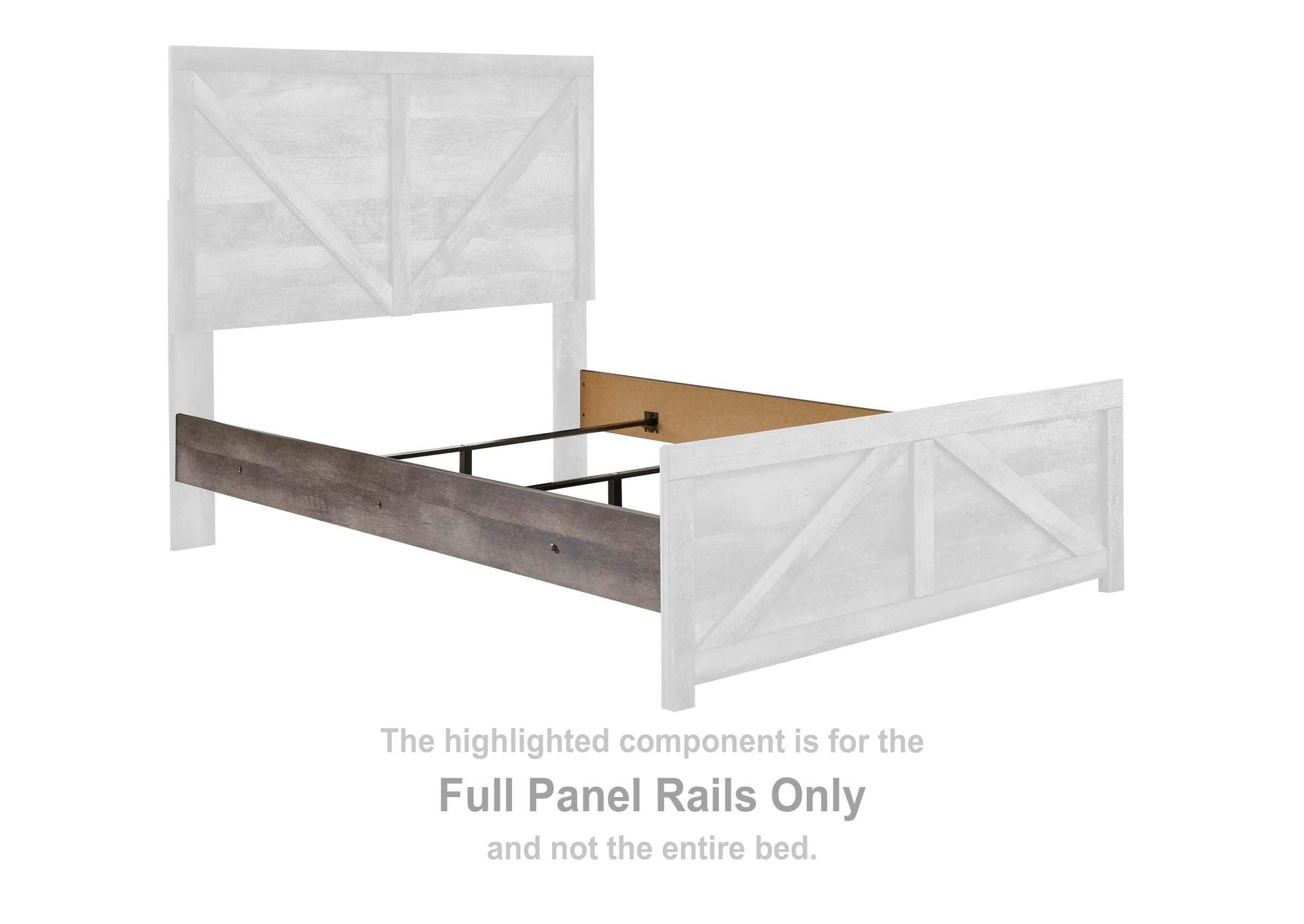 Wynnlow Full Crossbuck Panel Bed
