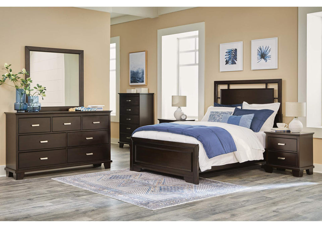 Covetown Full Panel Bed with Dresser and Nightstand