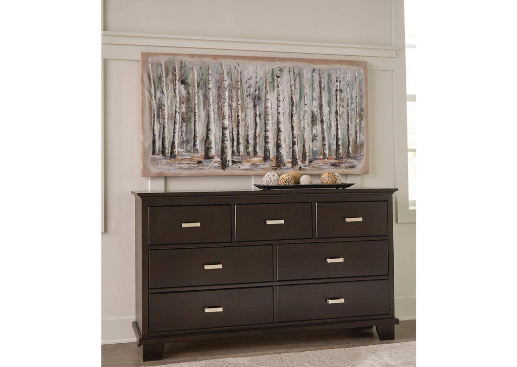 Covetown Twin Panel Bed with Dresser