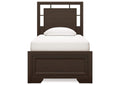 Covetown Twin Panel Bed and Nightstand