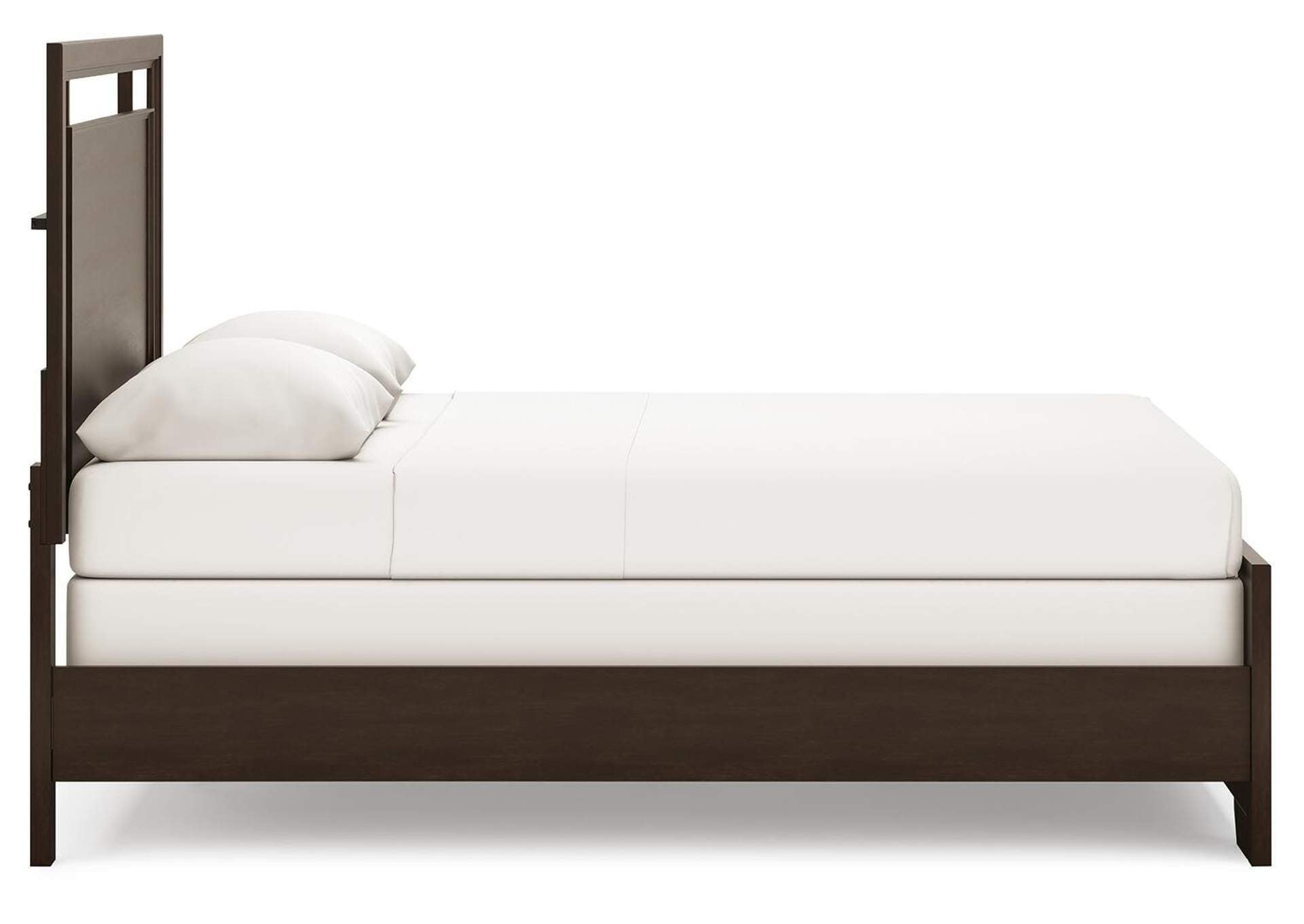 Covetown Queen Panel Bed with Dresser side view