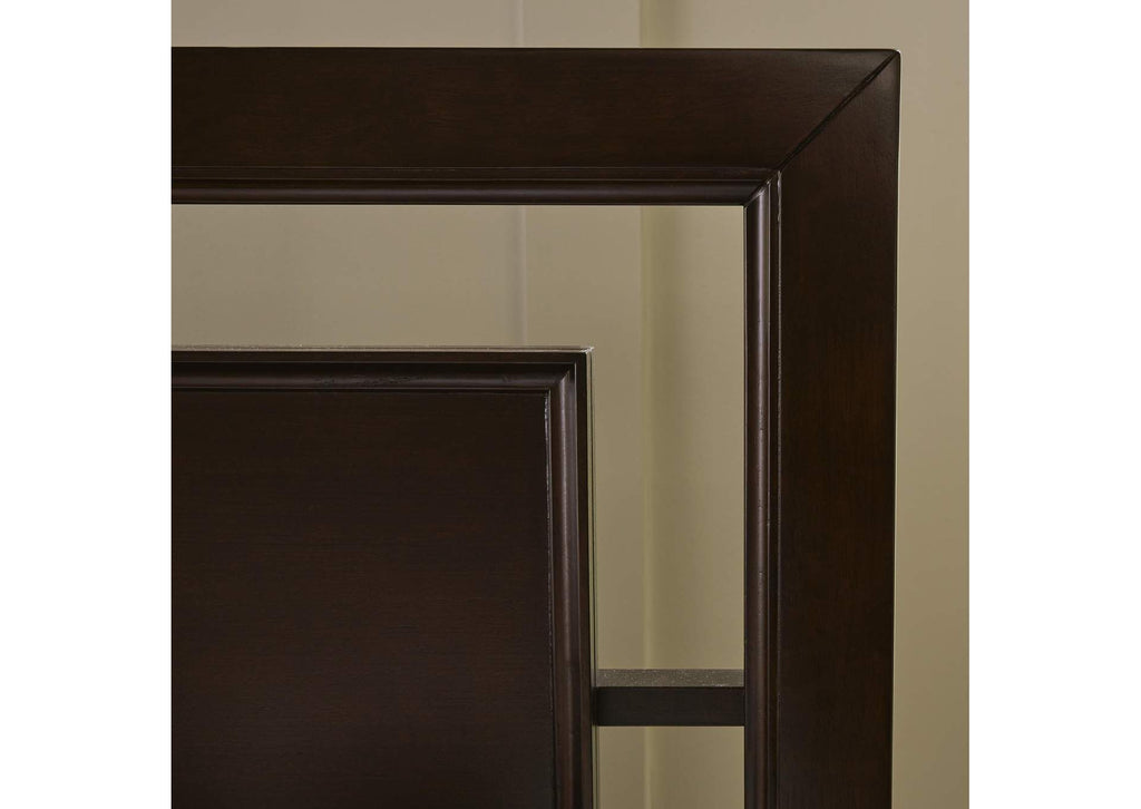 Covetown California King Panel Bed with Dresser detail