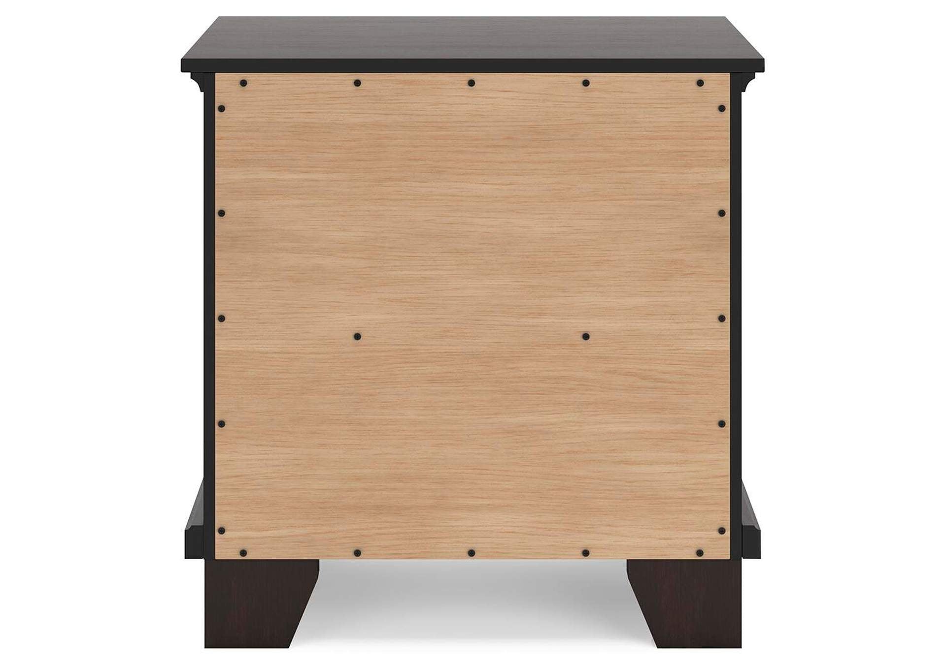 Covetown Queen Panel Bed with Mirrored Dresser and Nightstand
