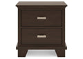 Covetown Queen Panel Bed with Mirrored Dresser and Nightstand