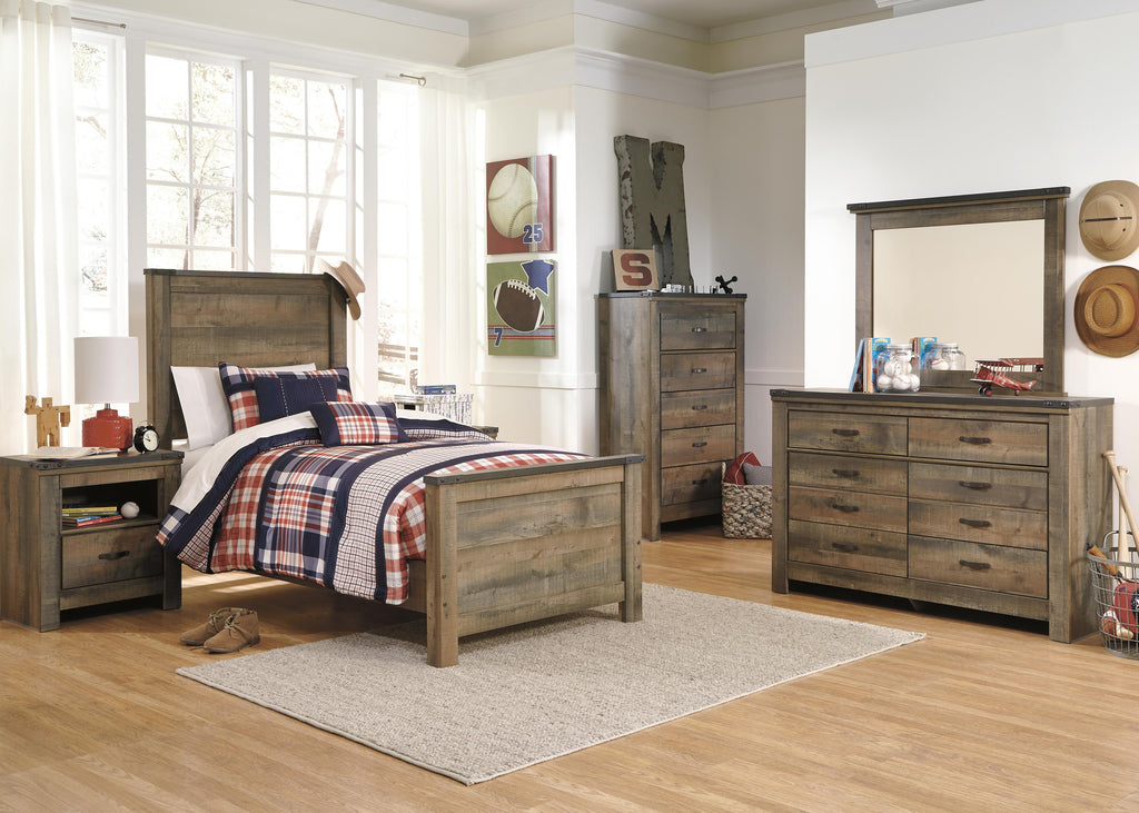 Trinell Twin Panel Bed with 1 Large Storage Drawer - image 22