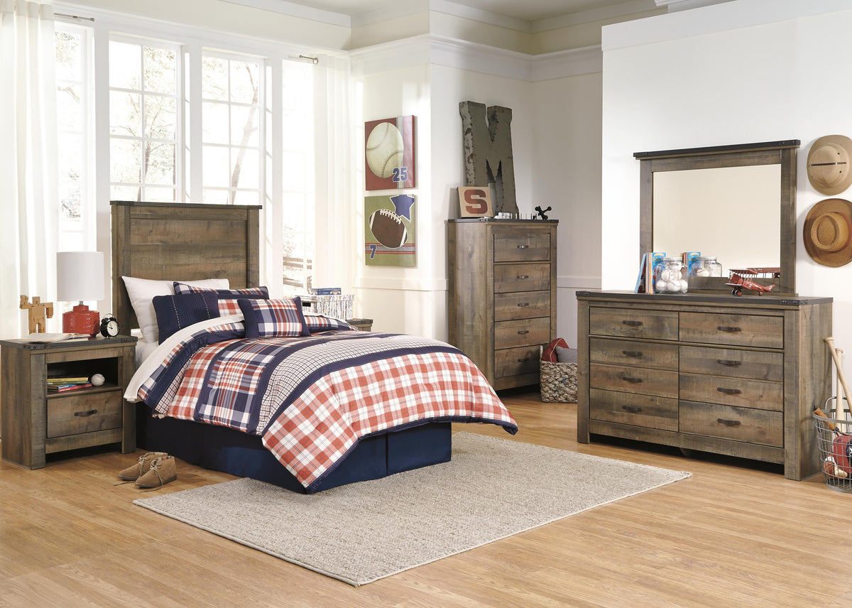 Trinell Twin Panel Bed with 1 Large Storage Drawer - image 21