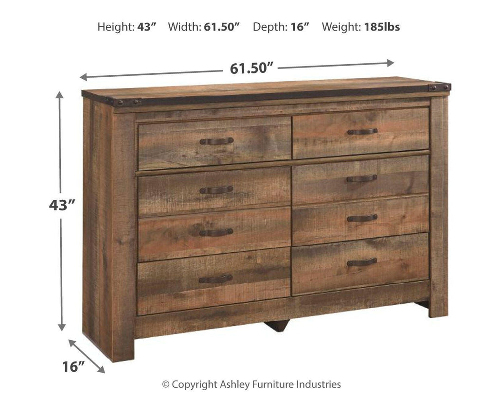 Trinell Dresser in Brown, alternate view 5