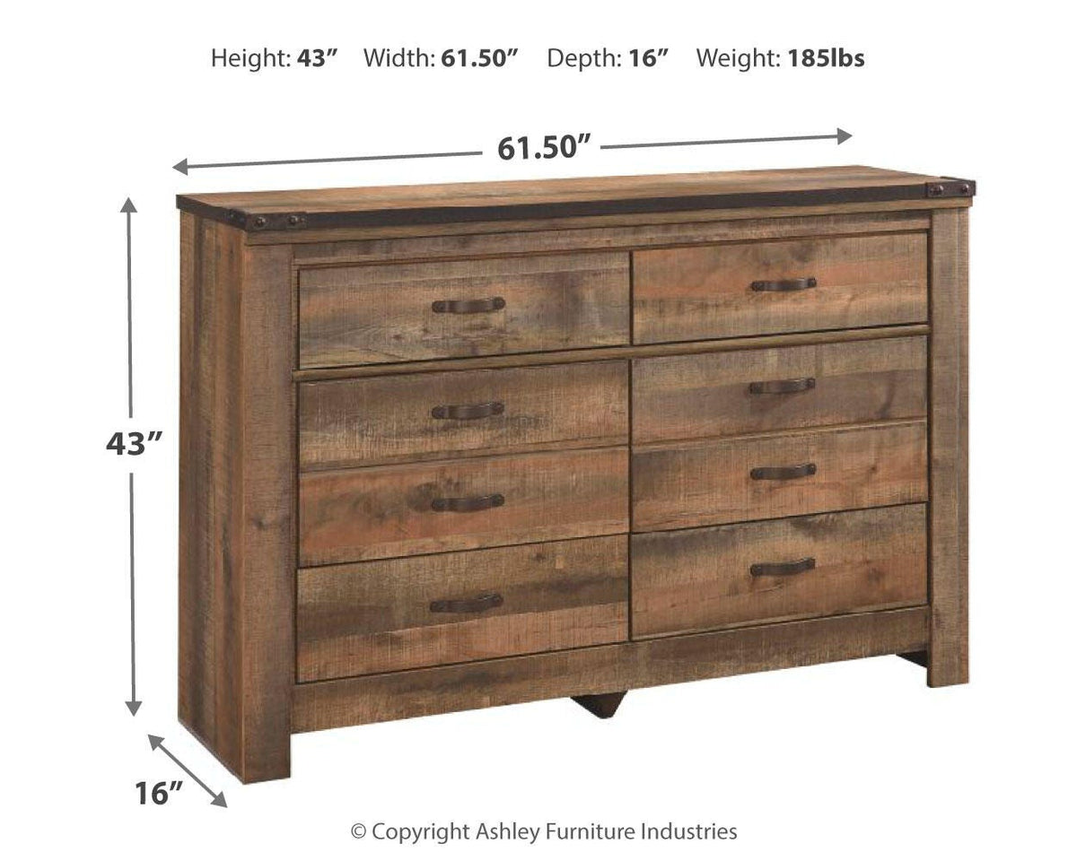 Trinell Dresser in Brown, alternate view 5