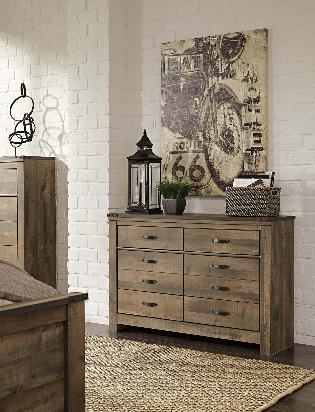 Trinell Dresser in Brown, alternate view 4