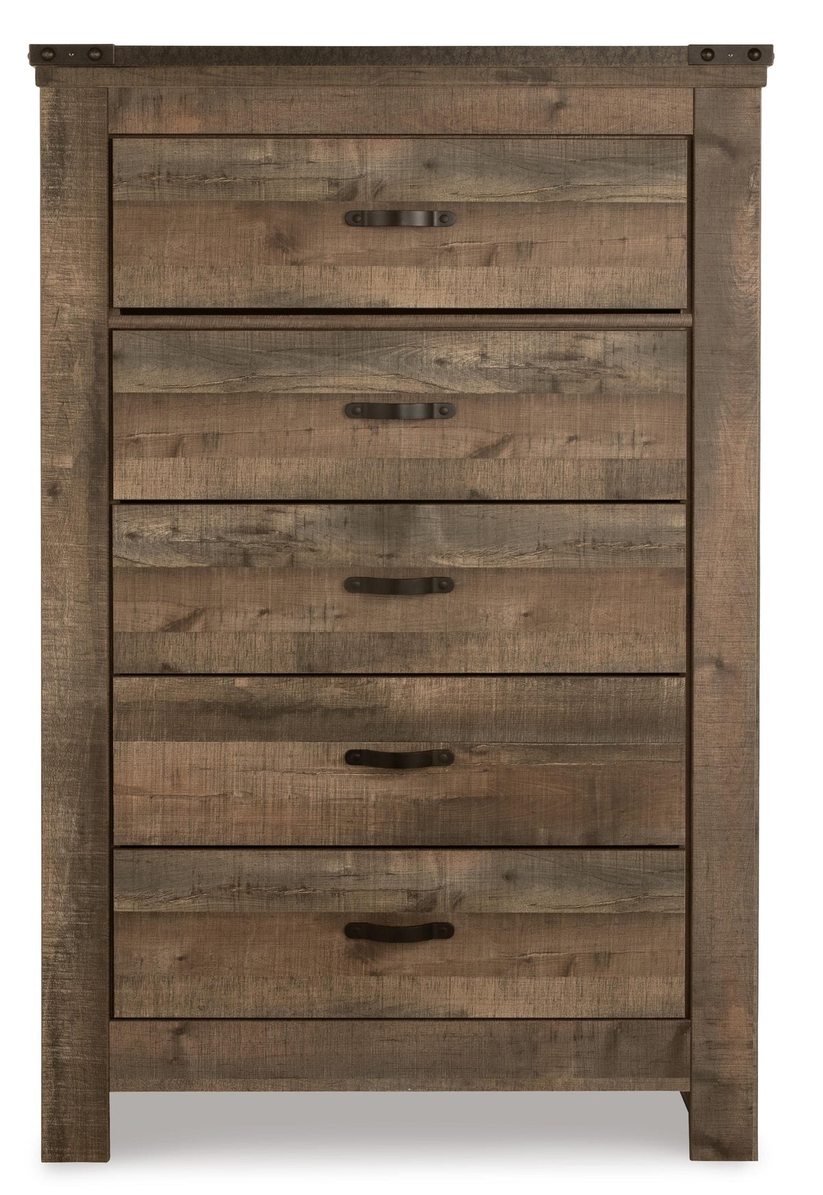 Trinell Chest of Drawers in Brown, front view