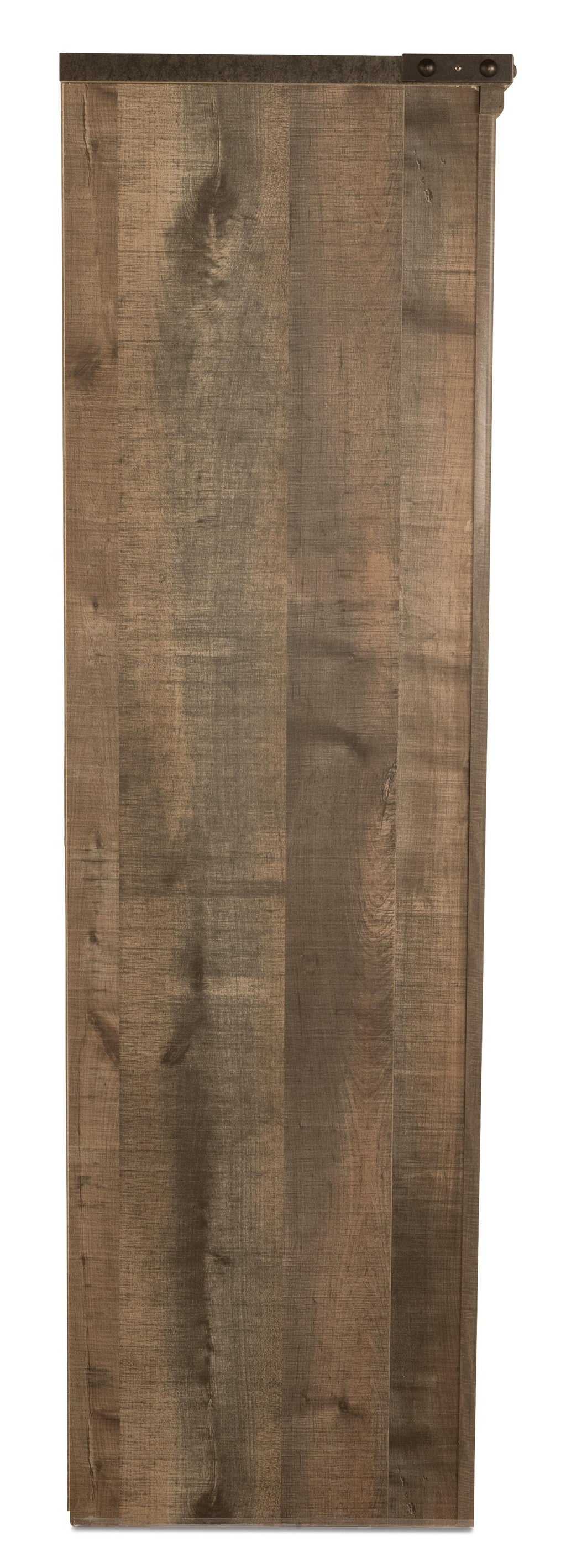 Trinell Chest of Drawers in Brown, side view