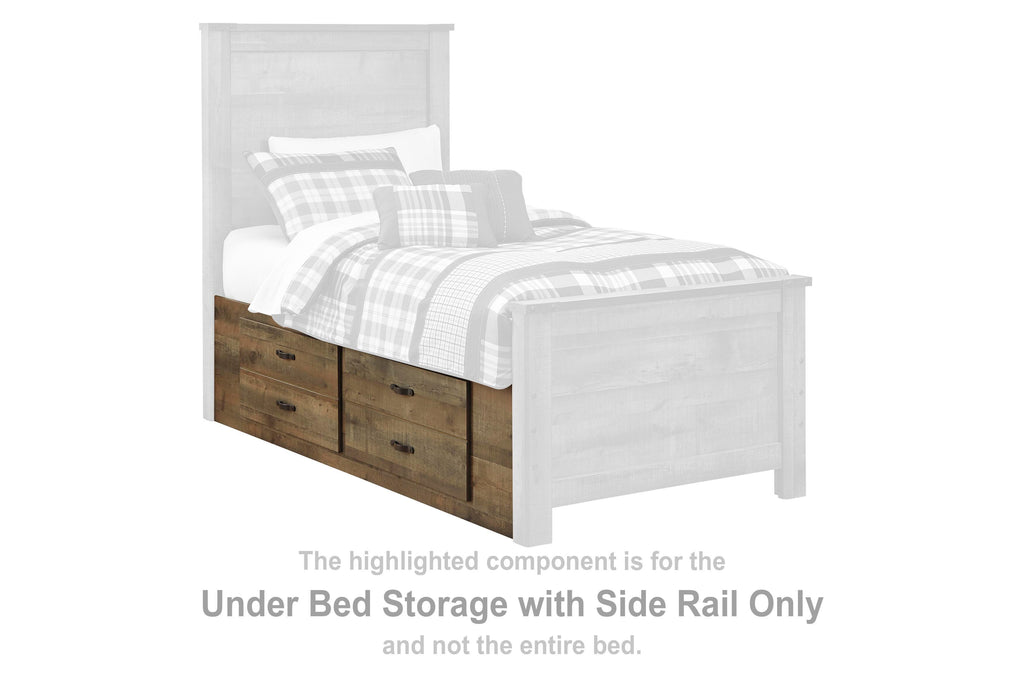 Trinell Full Panel Bed with 2 Storage Drawers - image 12