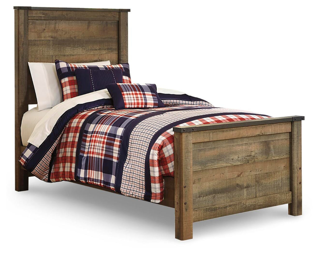 Trinell Twin Panel Bed in Brown, alternate view 2