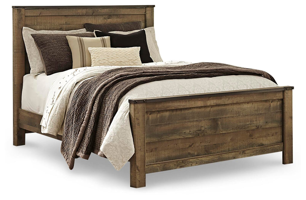Trinell Queen Panel Bed in Brown, alternate view 2