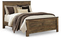 Trinell Queen Panel Bed in Brown, alternate view 2