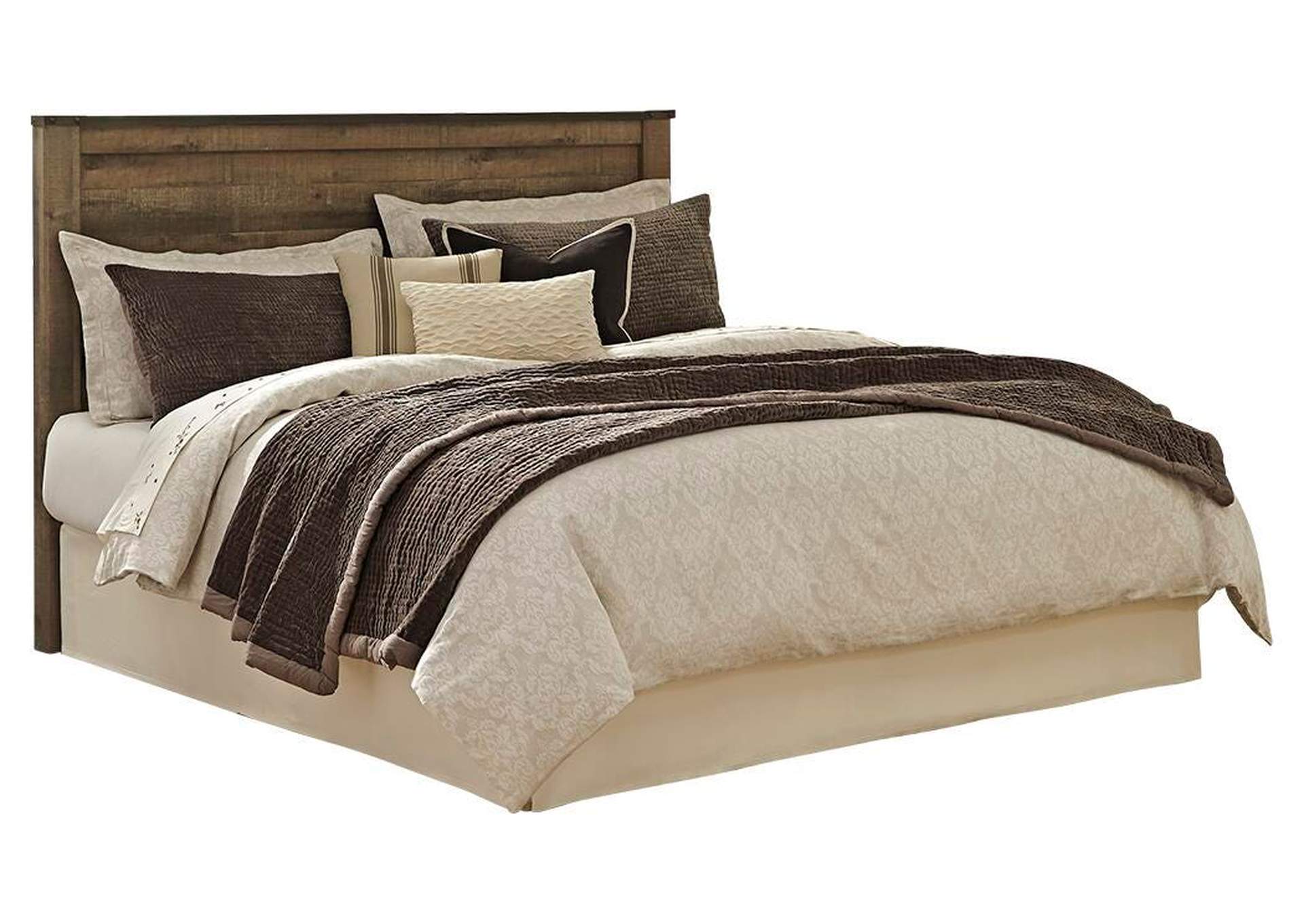 Trinell Queen Panel Headboard Bed with Dresser, Chest and 2 Nightstands