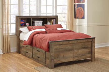 Trinell Full Bookcase Bed with 2 Storage Drawers - image 1